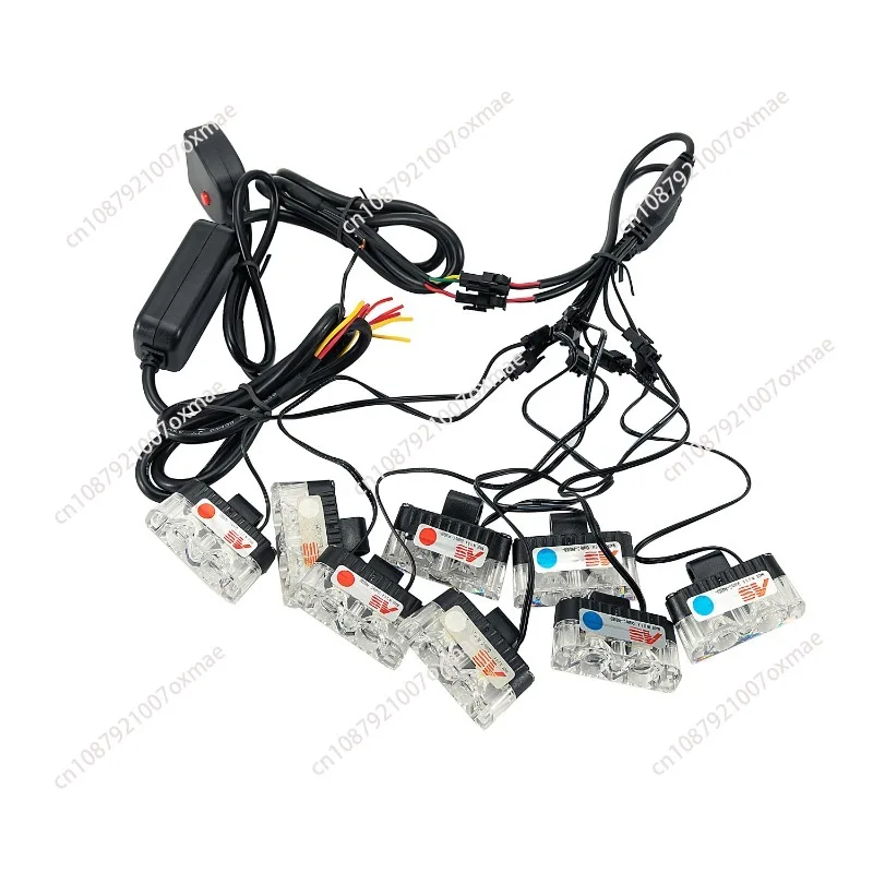 Car barbecue with LED stereoscopic light, 12V warning light, motorcycle light