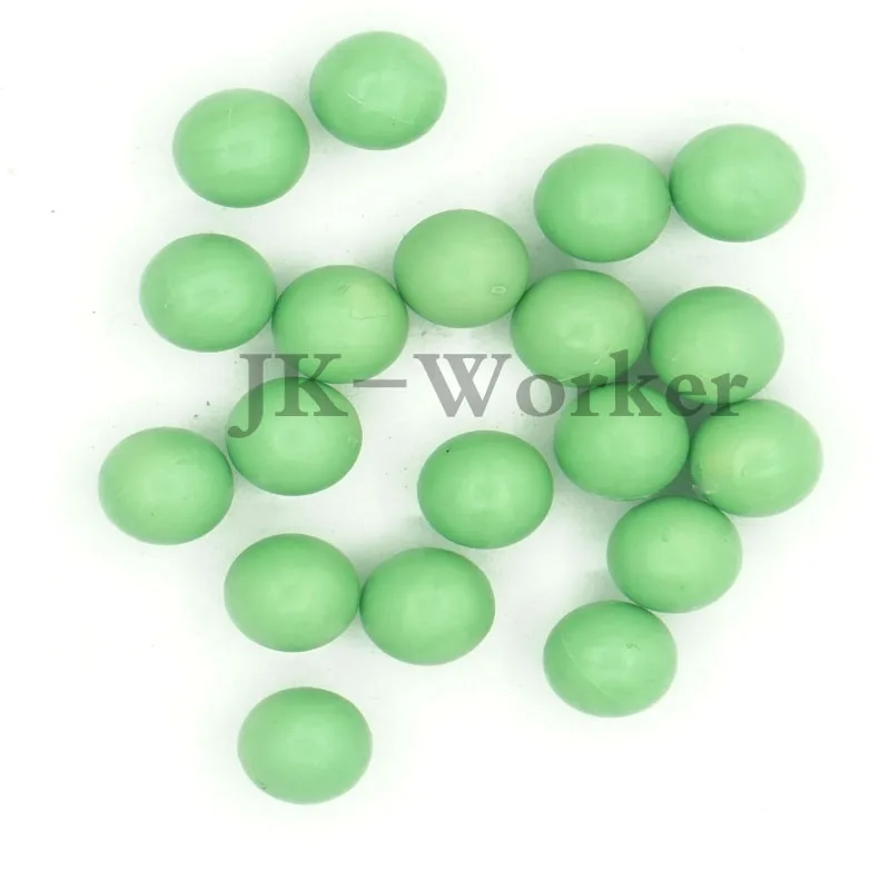 Paintball 0.43 Caliber Balls Loop Use Target Practice Training Soft Rubber. 43cal for Walther T4E Paintballs Green