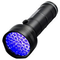 51/100 LED UV Flashlight 395nm Portable Ultraviolet Flashlight Money Verification Inspection Lamp Torch Multifunctional Tool