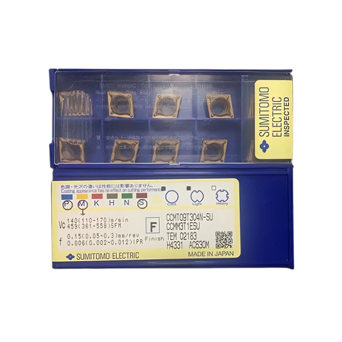 SUMITOMO Original CCMW CCMW06 CCMW09 CCMW0602 04 CCMW09T3 08 AC410K AC415K Turning Insert 10pcs