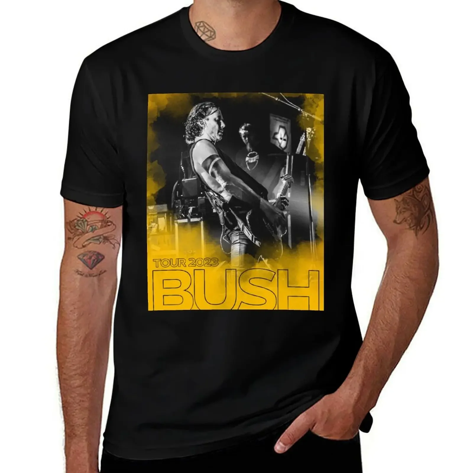 Art of Survival tour die-hard Bush fan 2023 T-Shirt summer top Short sleeve tee sublime men workout shirt