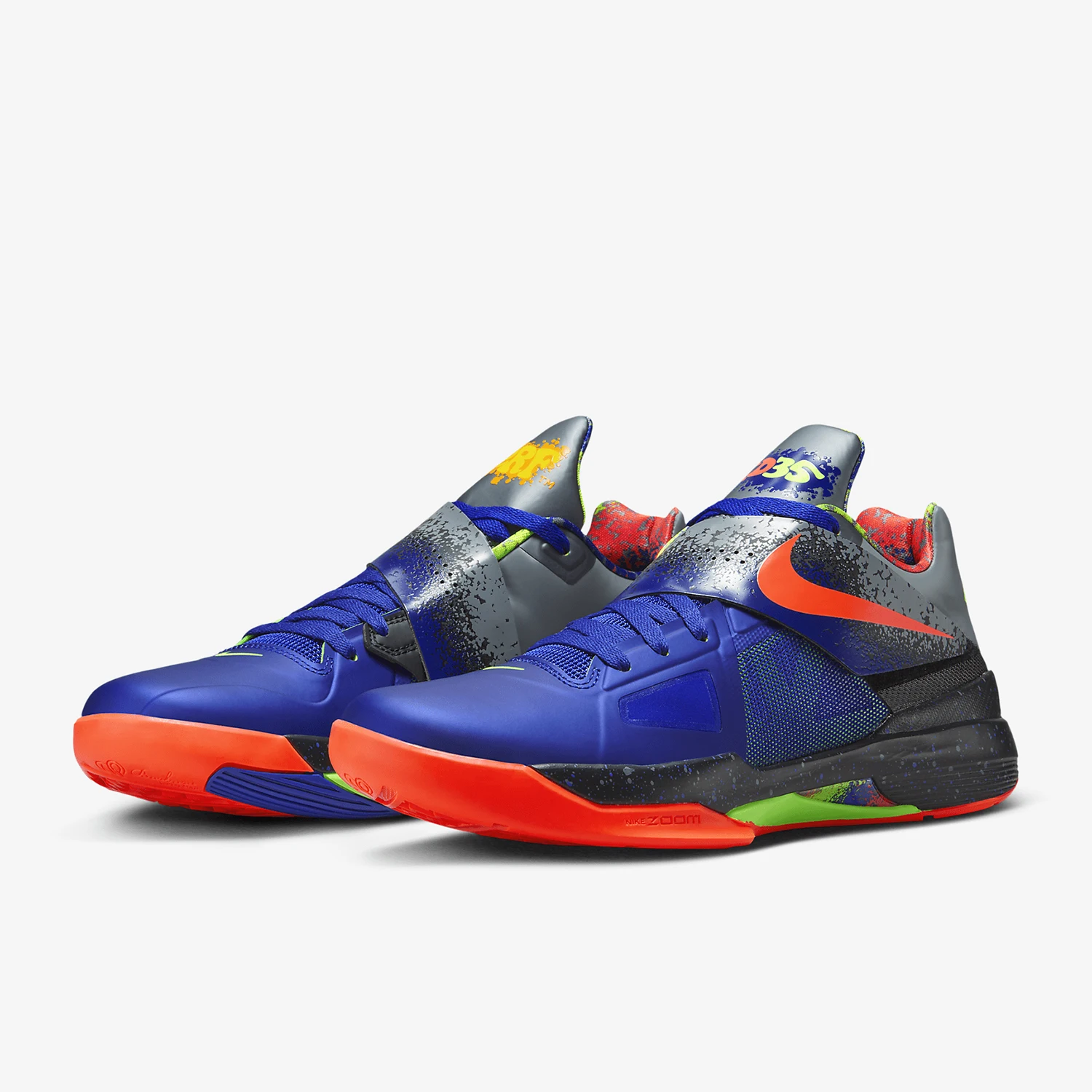 

Официальные мужские баскетбольные кроссовки Nike KD 4 NERF с низким верхом и амортизацией FQ8180-400