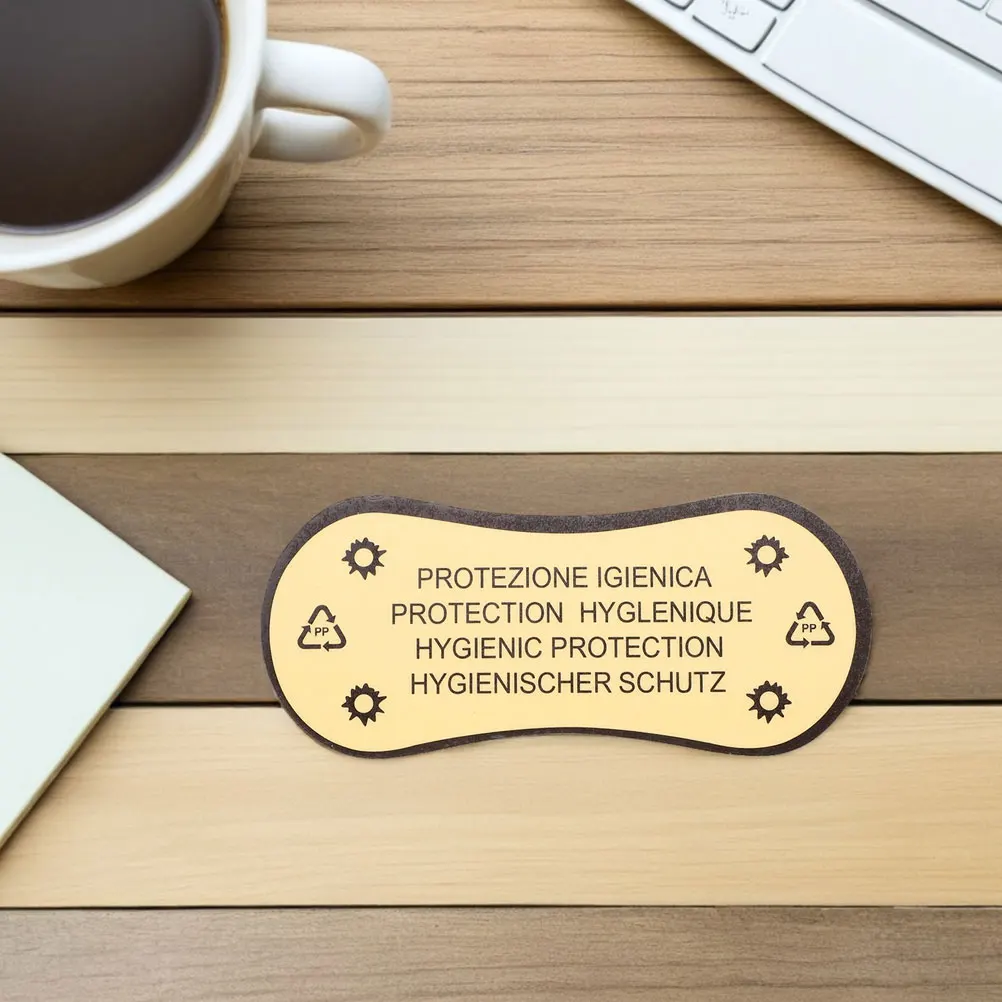 70Pcs Protective Sticker for Swimsuits Self-Adhesive Hygiene Labels for Bikini Liners Sanitary Decals