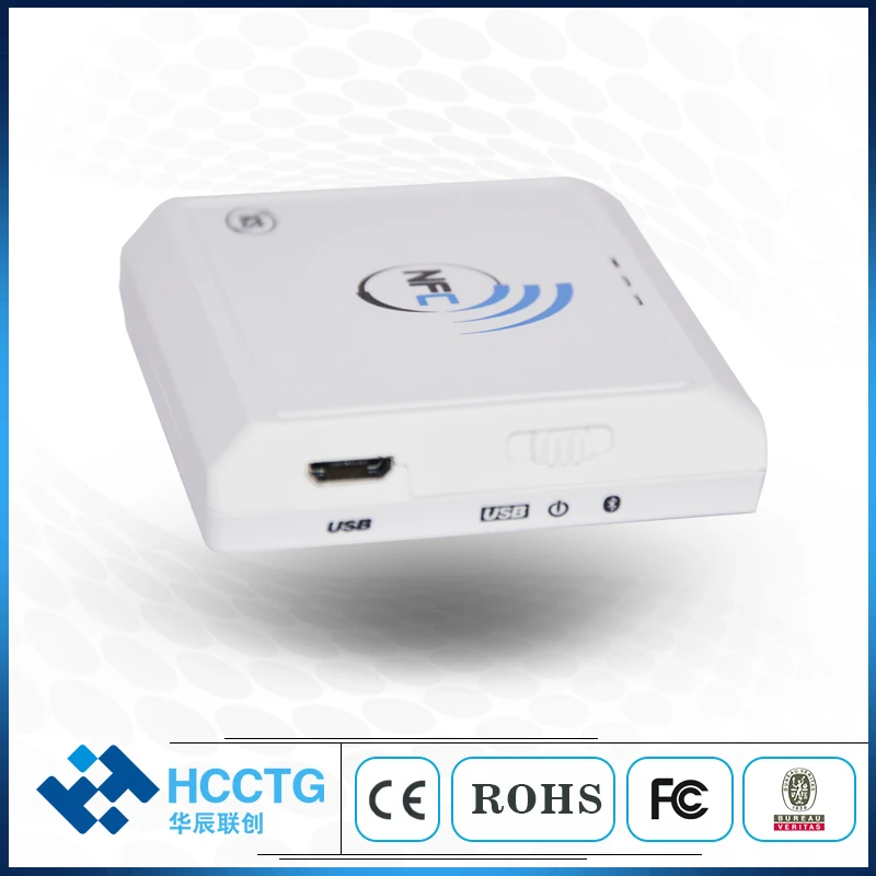 Imagem -05 - Longa Distância sem Fio Ios Android Bluetooth Leitor Rfid Escritor Leitor de Cartão Nfc 13.56 Mhz Acr1311u-n2