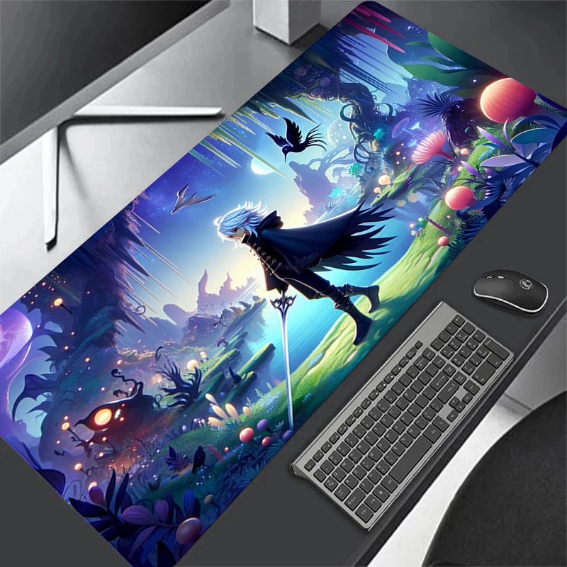 Final Fantasy XIV Online Large Mouse Pad Gaming Mousepad PC Gamer XXL Computer Office Mouse Mat Laptop Keyboard Mat Big Deskmat