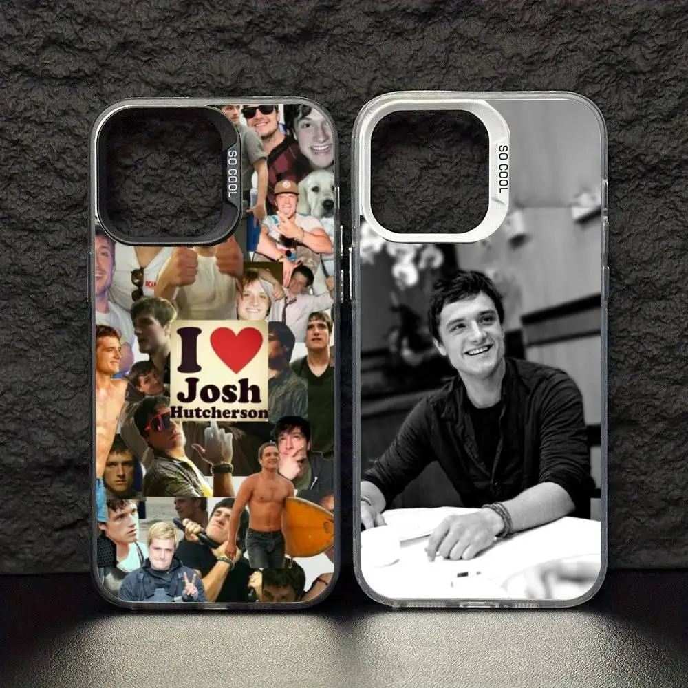 

Singer J-Josh Hutcherson Phone Case Color Silver Shell For IPhone 17 16 15 14 13 12 11 Pro Max Plus