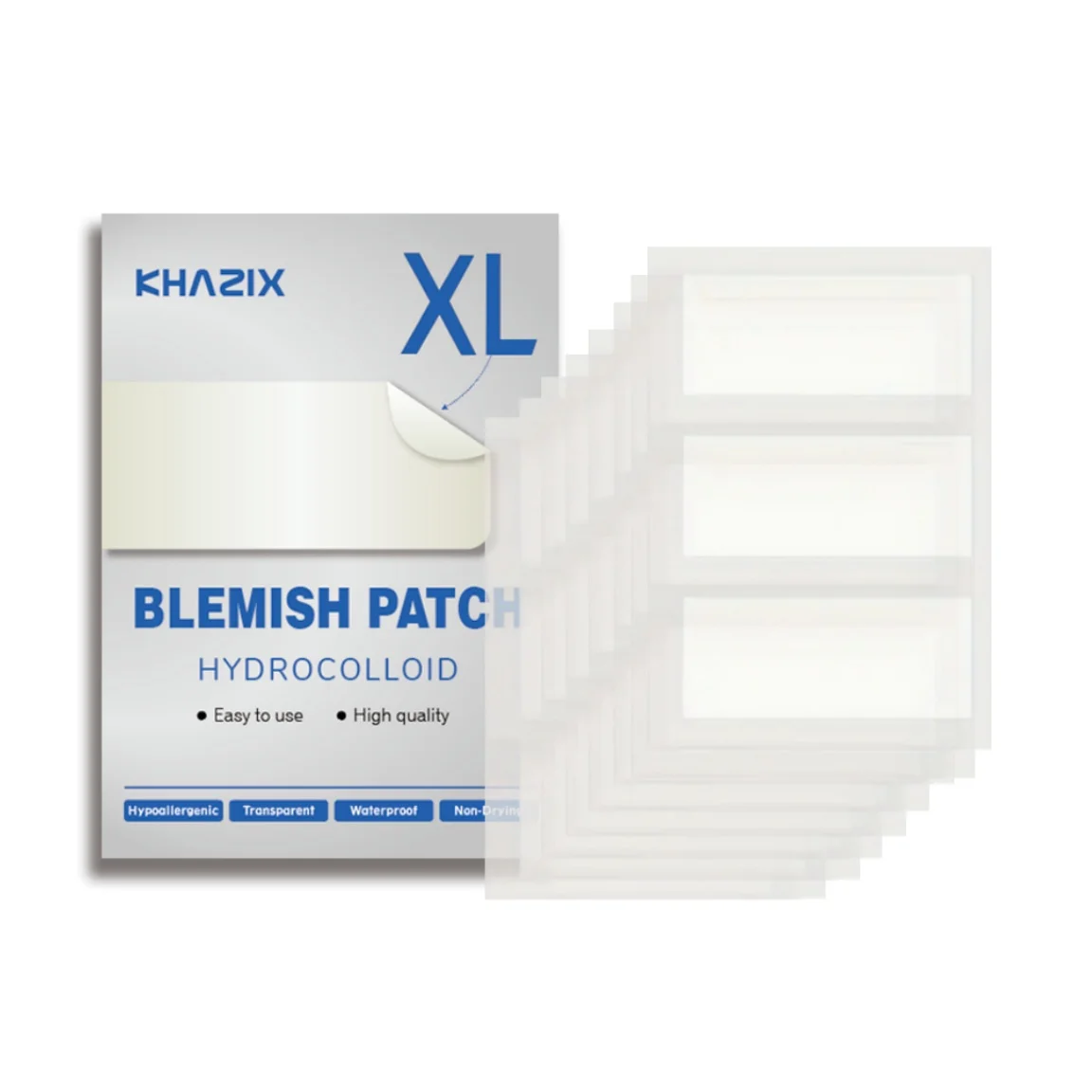 Extra Large 30-Count Hydrocolloid Acne Patches - Alcohol-Free, Fragrance-Free Spot Stickers For All Skin Types, Cleansing Pimple image 4
