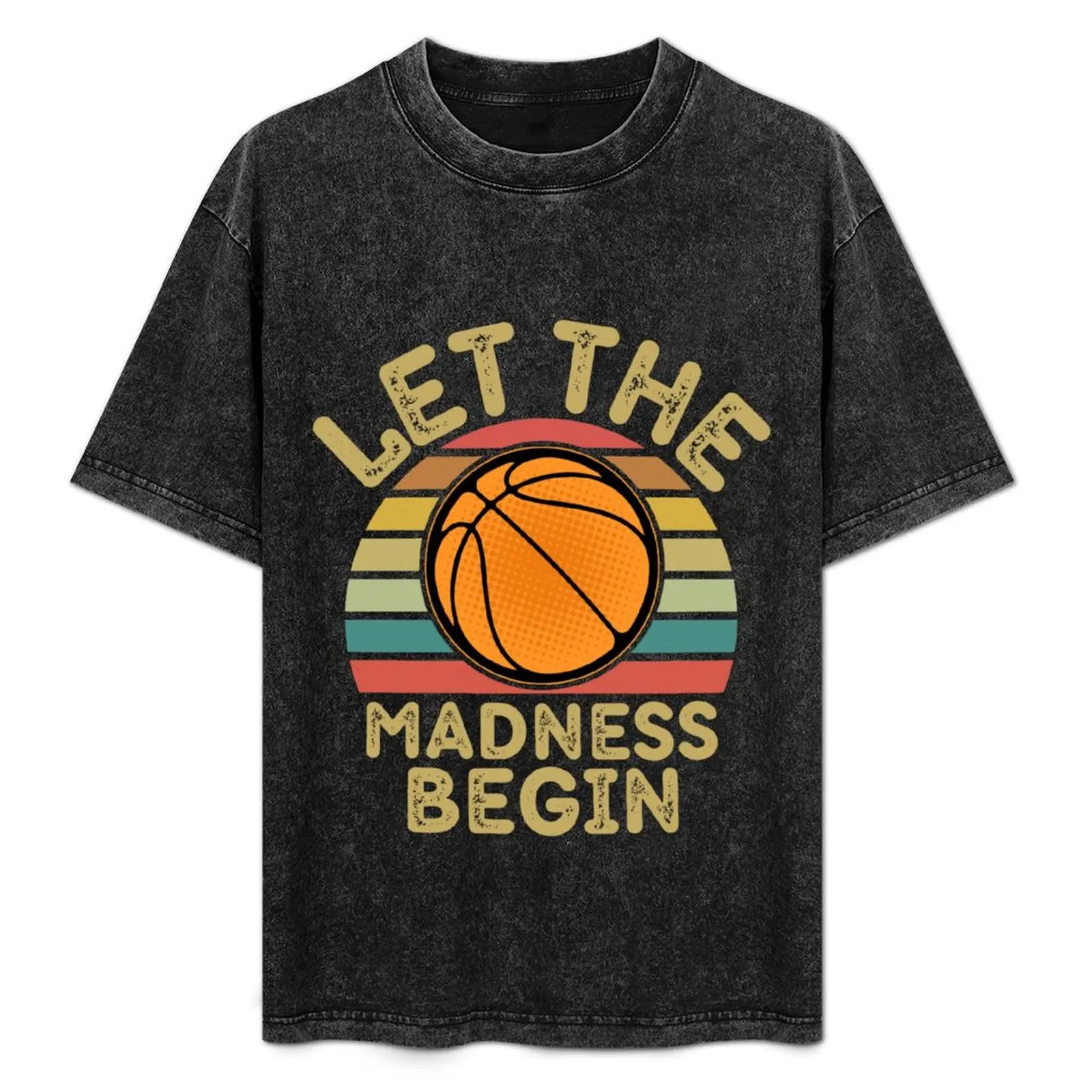 

Let The Madness Begin - March Madness 2024 T-Shirt Basic Short Sleeve T-Shirt for Men