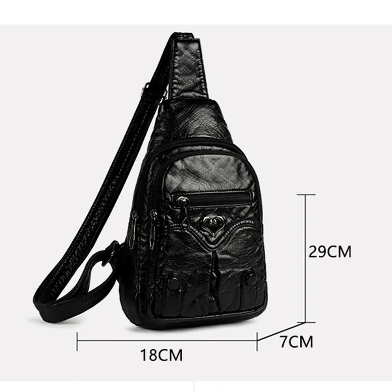 Women Chest Bags Vintage Shoulder Pack High Quality Brand Retro Shoulder Messenger Mobile Phone Bag for Women Classic Crossbody