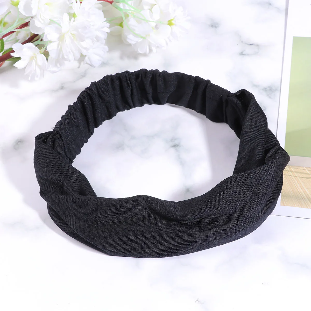 

5Pcs Pure Cotton Hairband Women Accessories Girls Elastic Headbands for Daily Engagement Parties Stylish Hair Tools