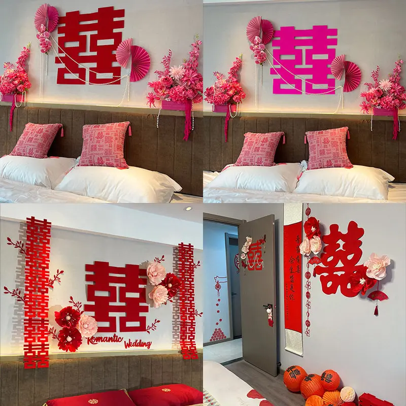 

Bedhead decoration, wedding room decoration, female bedroom decoration