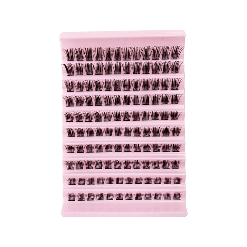 Natural Cílios Segmentados Pacotes, Cílios Volume DIY, Extensão Cílios, Cílios Individuais, Cluster