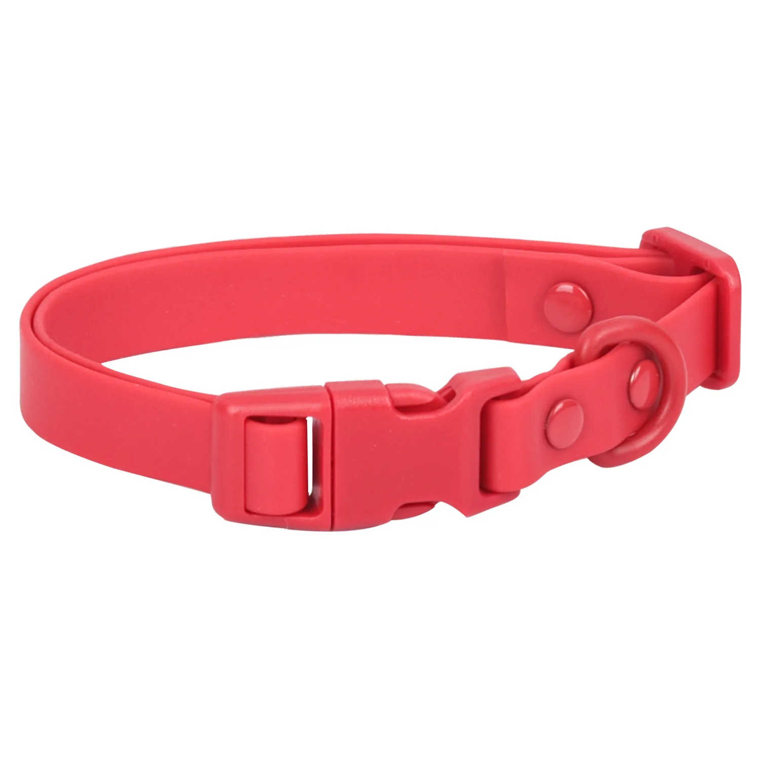 Neues Macaron-farbiges PVC-Hundehalsband, wasserdicht, schmutzabweisend, leicht zu reinigen, Haustierhalsband, verstellbares Halsband, Haustier-Hundehalsband – Detail 20
