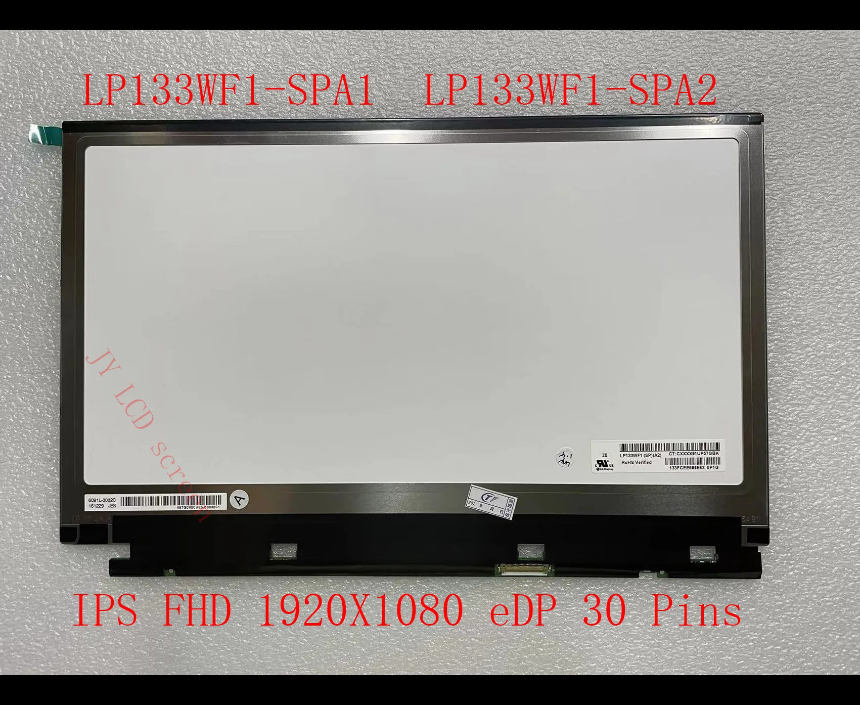 

Original 13.3'' LP133WF1-SPA2 LP133WF1-SPA1 For LG 13z 950-lr10k FHD 1920X1080 IPS eDP 30 Pins laptop LCD SCREEN