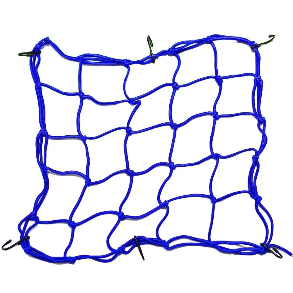 AliExpress NONE 30x30cm/40x40cm Motorcycle Elastic Net 6 Hooks Bike Web Motorcycle Storage Mesh Helmet Tank Luggage Motorcycle Accessories