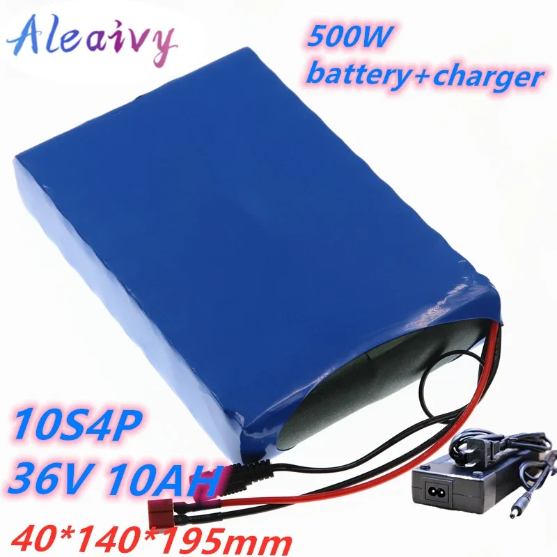 

36V 10Ah 500w 10S4P Lithium Ion Rechargeable Battery Pack 42v Electric Bicycle Electric Car with 15A Discharge BMS