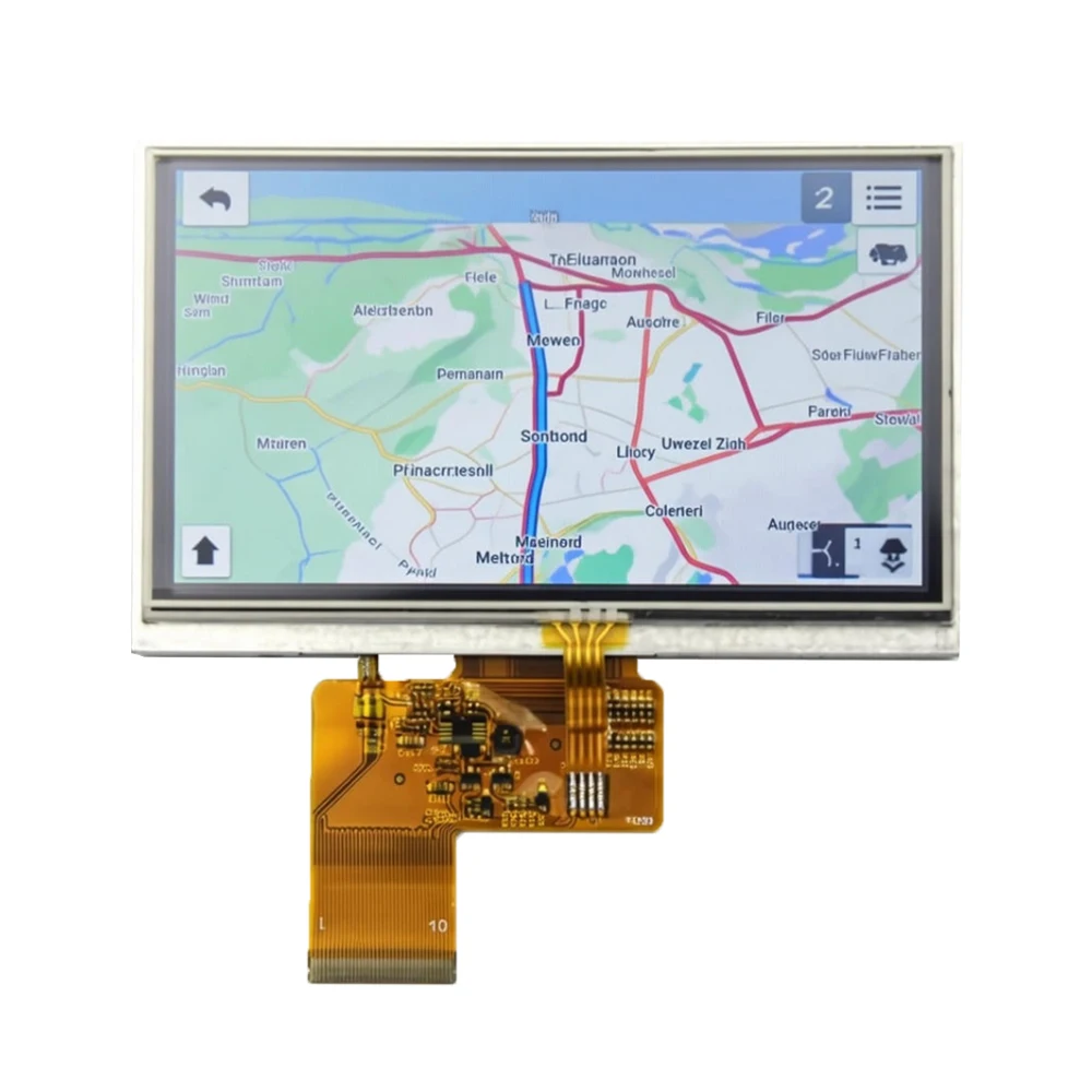 

Совместимый 5-дюймовый HD ЖК-экран с сенсорным экраном 40-контактный дисплей 800*480 FQ05-0140FPC