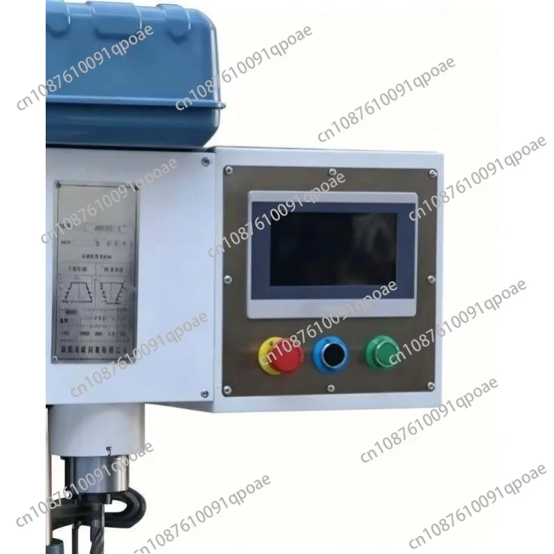 CNC Double Servo Gear Drill Tapping Machine Variable Speed PLC Standing Drilling Threading Tool Slide Table