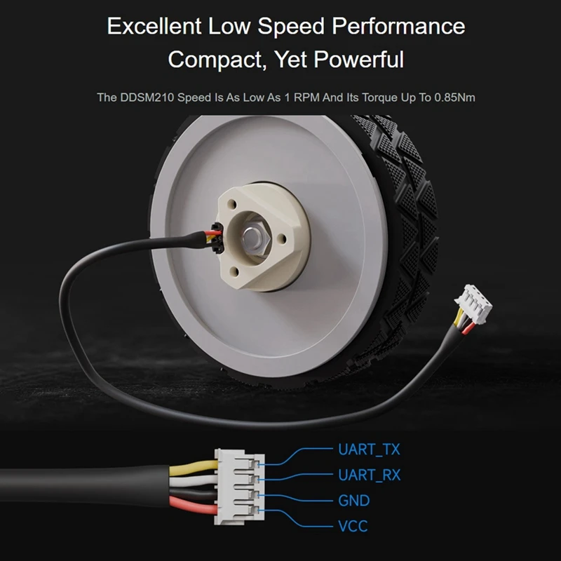 DDSM210 Direct Drive Servo Motor Low Speed And High Torque Low Noise All-In One Design Hub Motor For RC Car Robot DIY