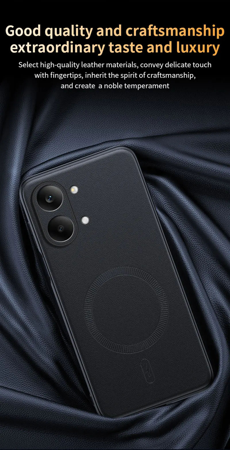 Für Poco X8 Pro Max Hülle Magnetische Leder-Schutzhülle Für Poco X8 Pro Max Anti-Fingerabdruck Rutschfest PC+TPU – Detail 8