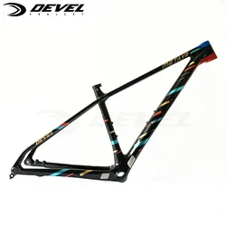 2023 DEVEL 29er Hardtail Carbon Mountain Bike Frame148x12mm Thru Axle With UDH Hanger 29 Boost MTB Carbon Frameset