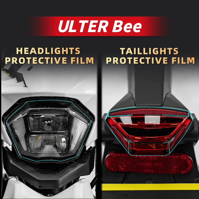 

Used For Surron ULTER BEE bee Headlight taillight protective film accessories modification paste a variety of options