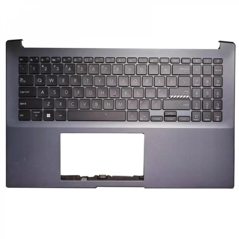 New Palmrest Upper Case w/ Backlit Keyboard For Asus Vivobook Pro 15 M6500 M6500R M6500RC K6500Z (Quiet Blue/Silver)