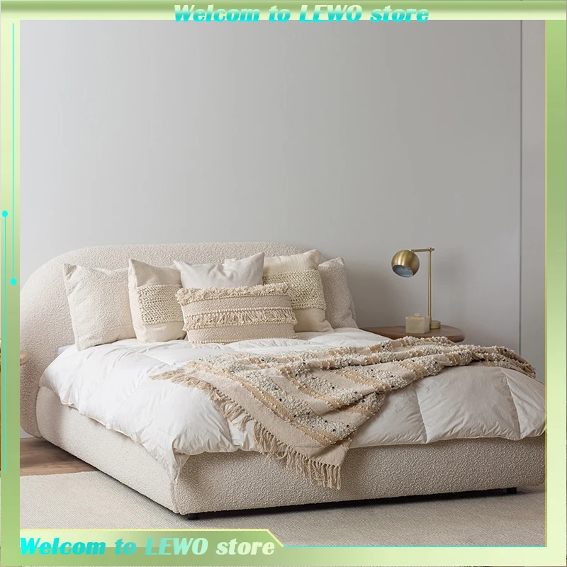 

European Simple Double Bed Luxury Baby Design Space Saving Bed Modern Beauty Simple Muebles Para El Hogar Home Furniture