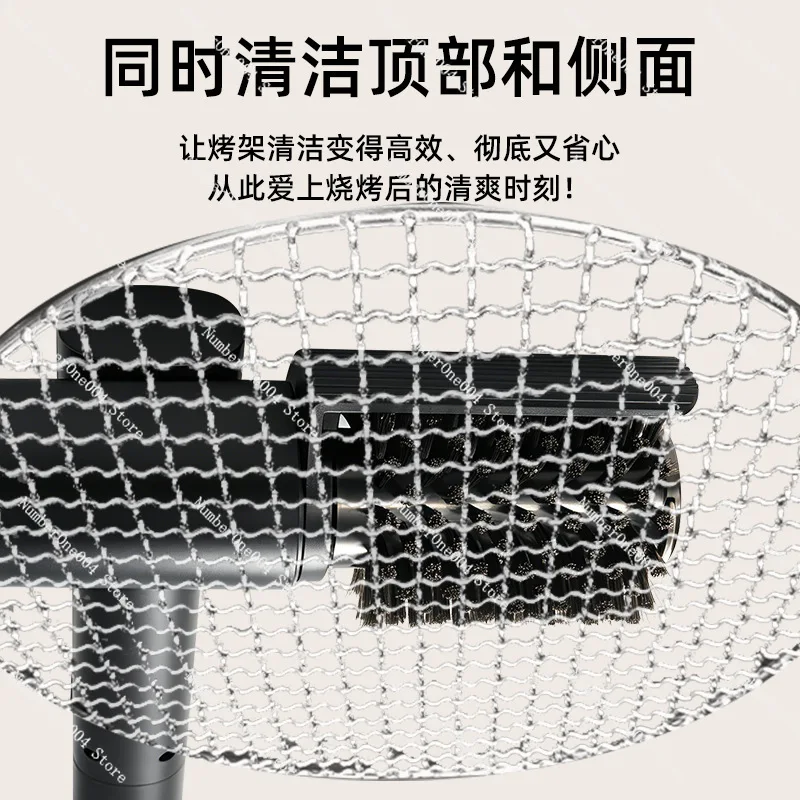 Electric BBQ Grill Brush Heavy Duty Cleaner for Wire Mesh Grease Stain Removal