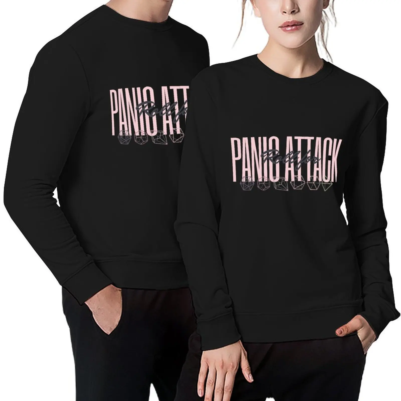 

Roll for Panic Attack Pullover men's clothes anime clothing mens clothes men's sweat-shirt set hooded sweatshirt