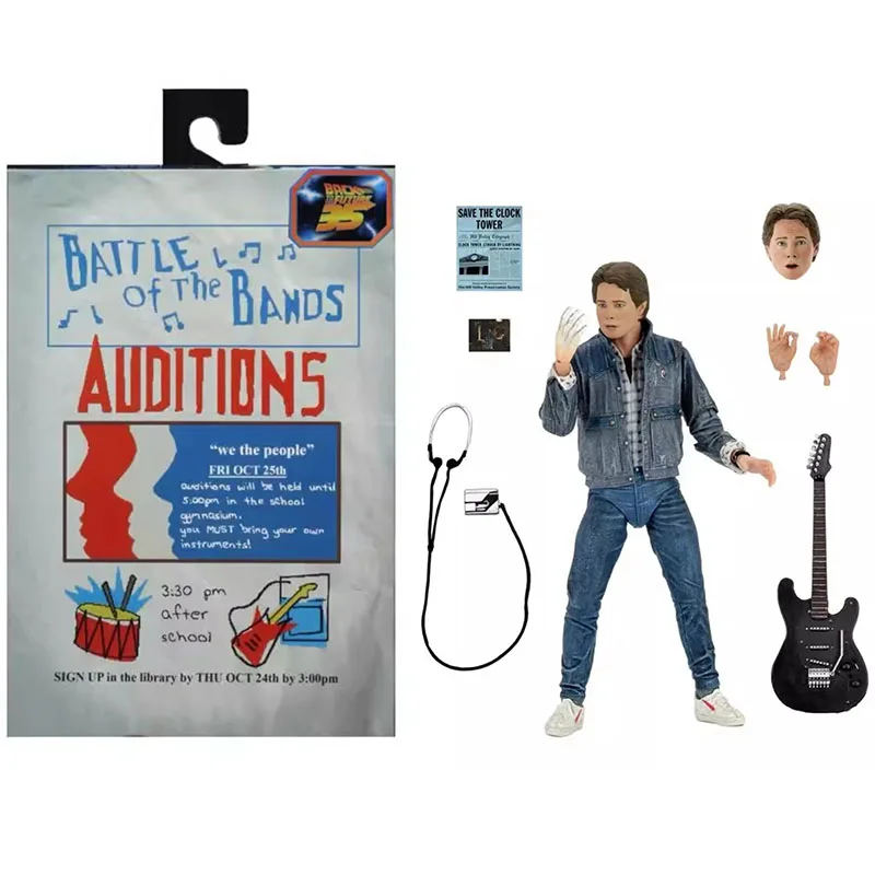 العودة إلى المستقبل Biff Tannen عمل الشكل NECA مارتن Figuras فيلم معركة العصابات Auditions نموذج الأجهزة الطرفية حلية #4