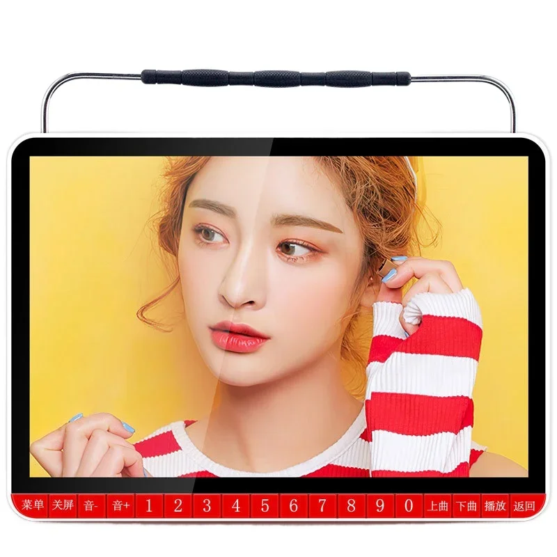 Elderly radio portable small TV without network multi-function listening play large-screen high-definition singing machine