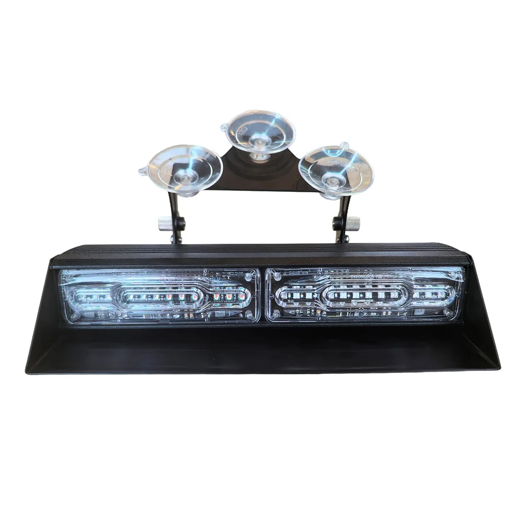 Bright 32Leds Car Front windshield Strobe Warning Light,96W Led dash Emergency lights,Police light with 3 suckers