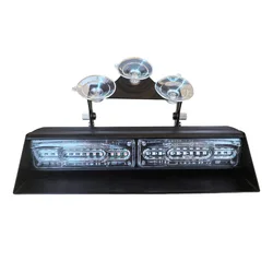 Bright 32Leds Car Front windshield Strobe Warning Light,96W Led dash Emergency lights,Police light with 3 suckers