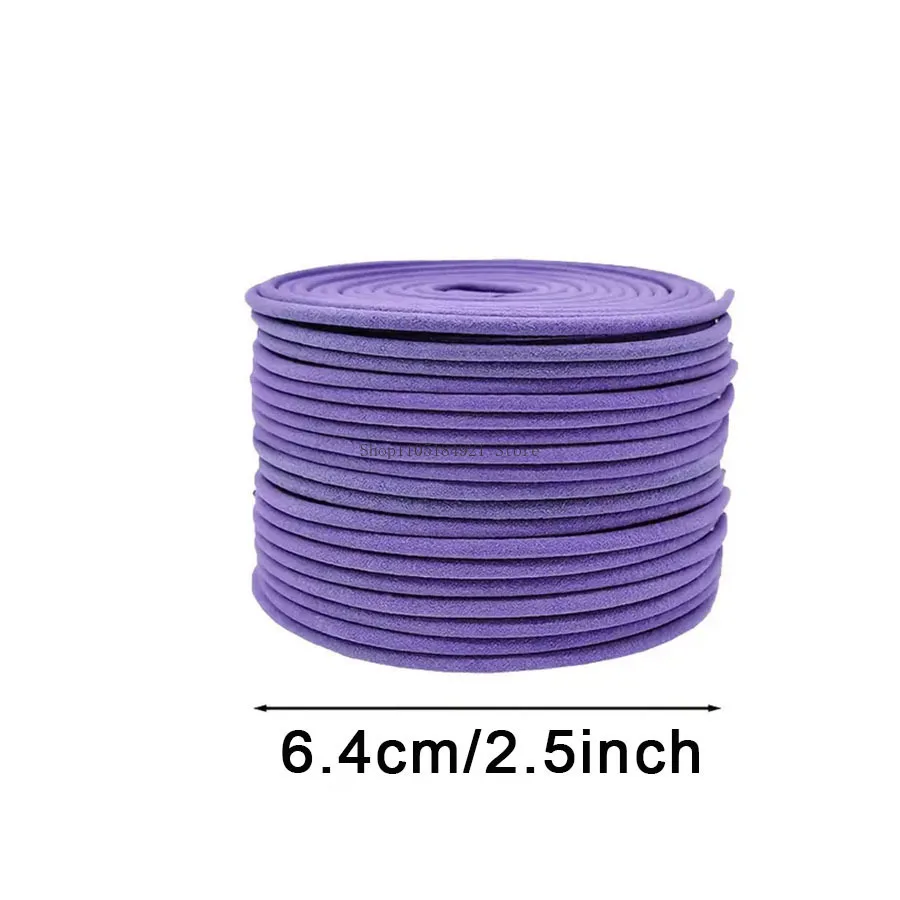 Natural Fragrance Lavender Incense Coil Household Study Room Tea Ceremony Buddhist Hall Purify Air Relieve Stress Remove Odors