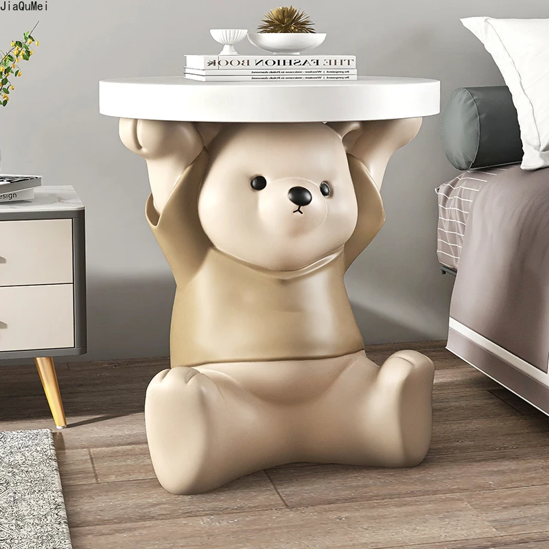 Nordic Vibrant Bear Statue, Tea Table, Home Furnishing, Living Room Decoration, Interior Decoration, Room Decoration, Crafts