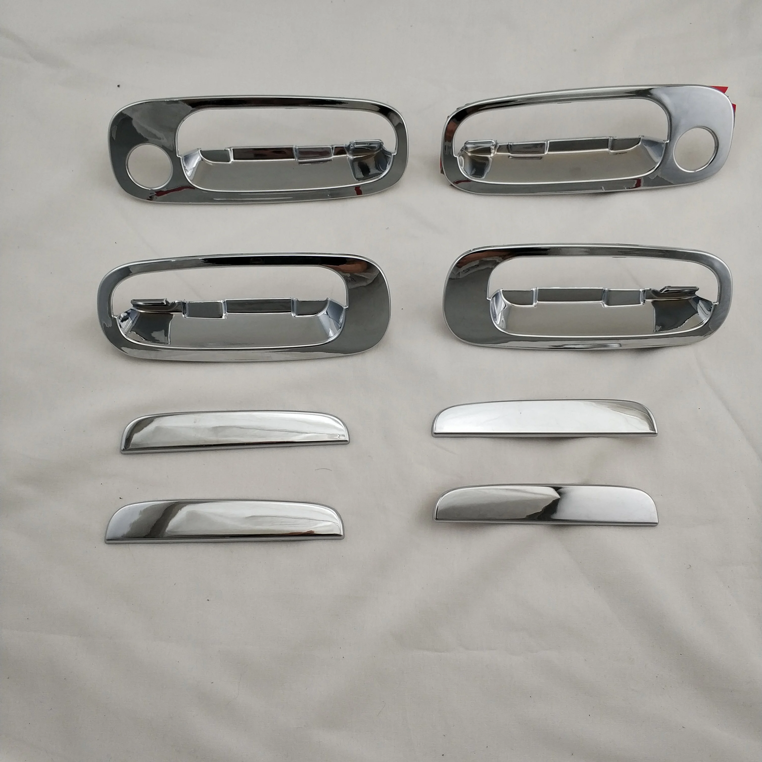 Chrome Car Accessories Plated Door Handle Bowl Cover Trim Paste Style For Toyota Corolla AE110 AE111 1996 1997 1998 1999 2000