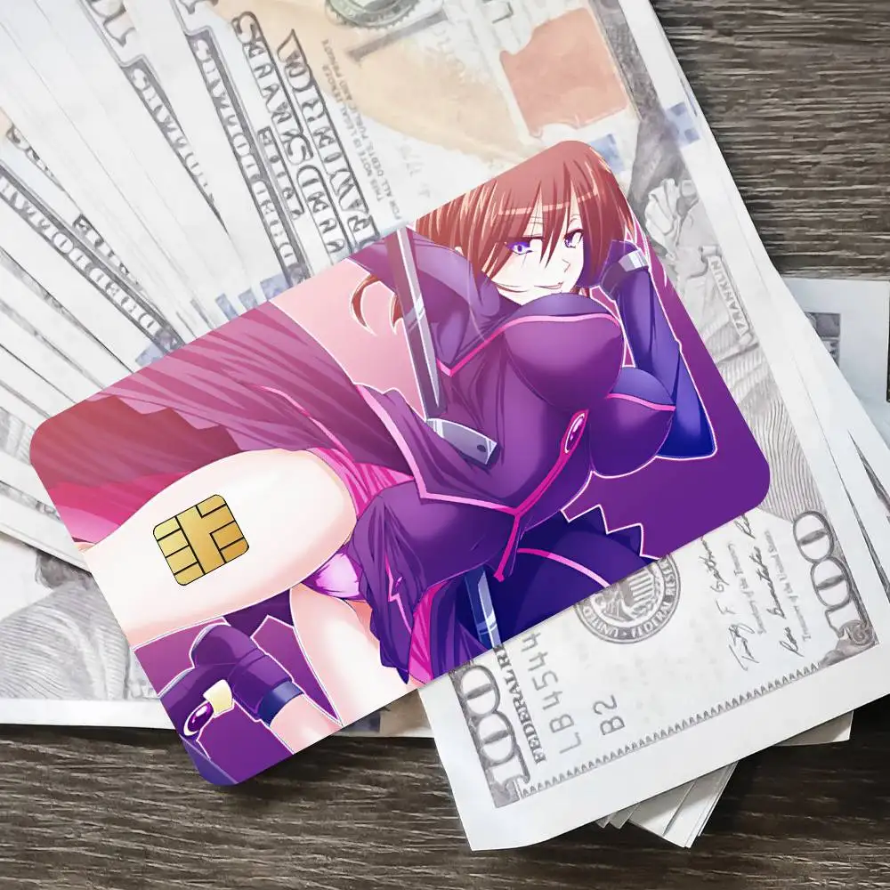 أنيمي السحرية فتاة غنائية نانوها المشارك الائتمان الجلد غطاء بطاقة ملصقات 4 قطعة فيلم حافلة تمرير الجبهة الديكور البنك الخصم