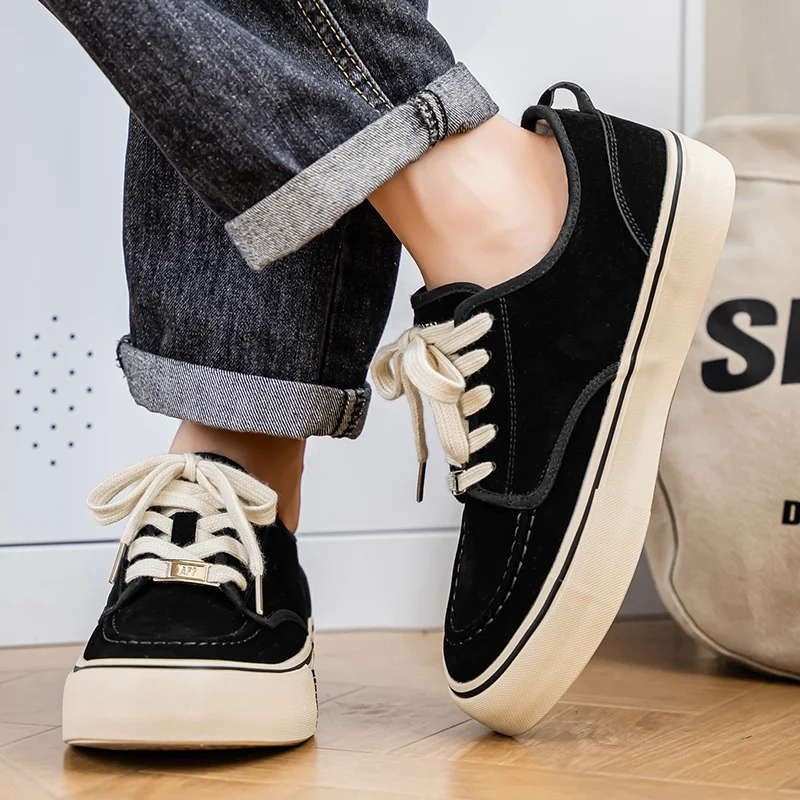 Heren laag uitgesneden casual retro veelzijdige canvasschoenen2025Buitenlandse handel nieuwe stijl modieus temperament laag uitgesneden trendy sportschoenen