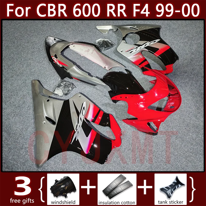 Kit de carenado de motocicleta de cubierta completa para Honda CBR600RR CBR600 F4 1999 2000 carenados de molde de Moto CBR 600 RR 99 00 carcasa de capó de carrocería