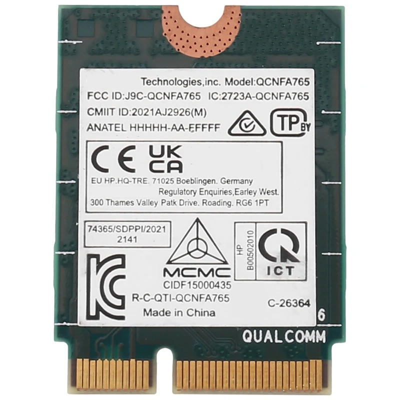 Tarjeta Wifi AF91-NFA765, 2400Mbps, 2,4G/5G/6G, adaptador de red de tarjeta inalámbrica, Compatible con Bluetooth 5,3, compatible con Win10 Win11