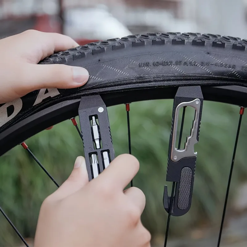 

Multifunctional Bicycle Tyre Lever Portable Hex Wrench Set High Strength Ratchet Wrench Kit Bike Maintenance Repaire Tools