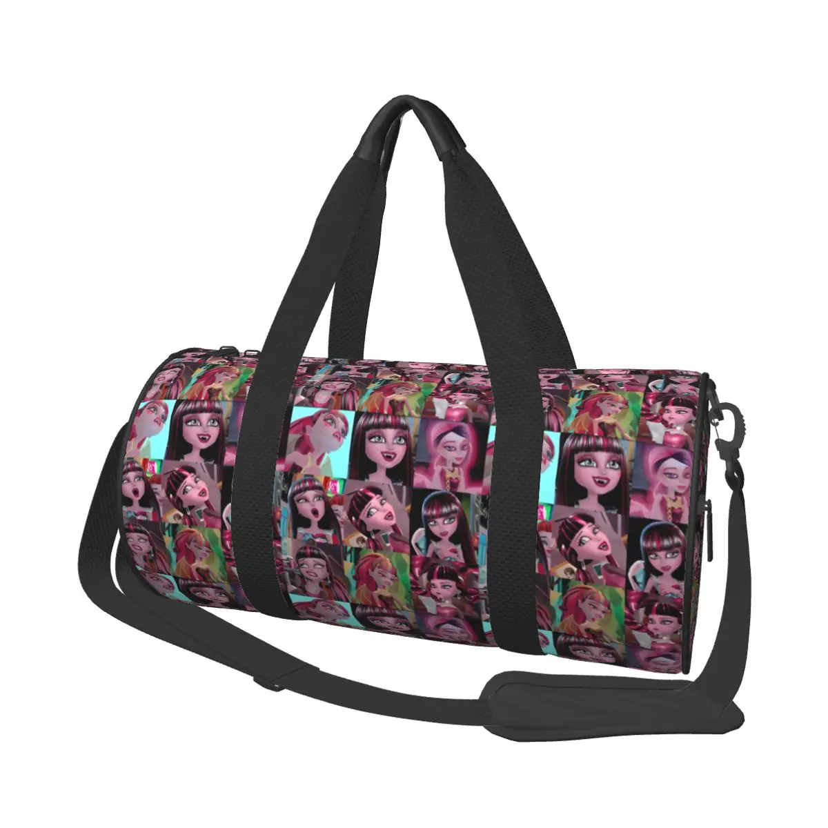 Monster High Sports Bags Luggage Gym Bag Gym Accessories Retro Handbags Men Custom Weekend Fitness Bag