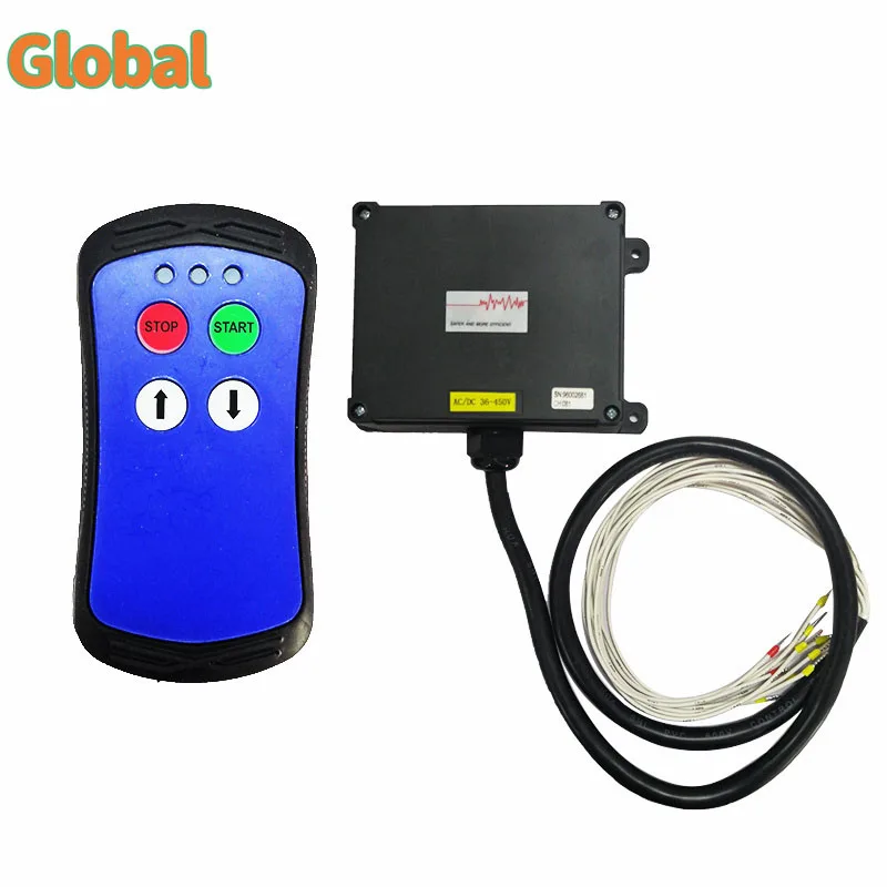 

A200 IP65 2 buttons Industrial Wireless Radio Crane Remote Control switches winches Hoist track Crane Controller Lift