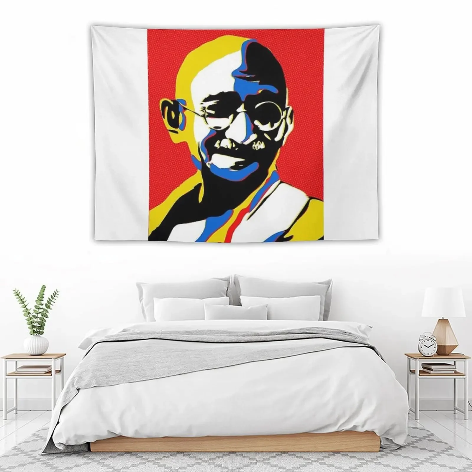 

Gandhi Tapestry Aesthetic Home Decor Bedroom Decoration Room Decoration Accessories Tapestry