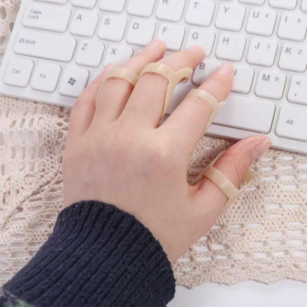 Ring Mouw Ovale Vinger Spalk Vinger Manchet Waterdichte Vinger Spalk Ondersteuning Ovale Huid Vinger Gezamenlijke Stabilisator Pijn Cure