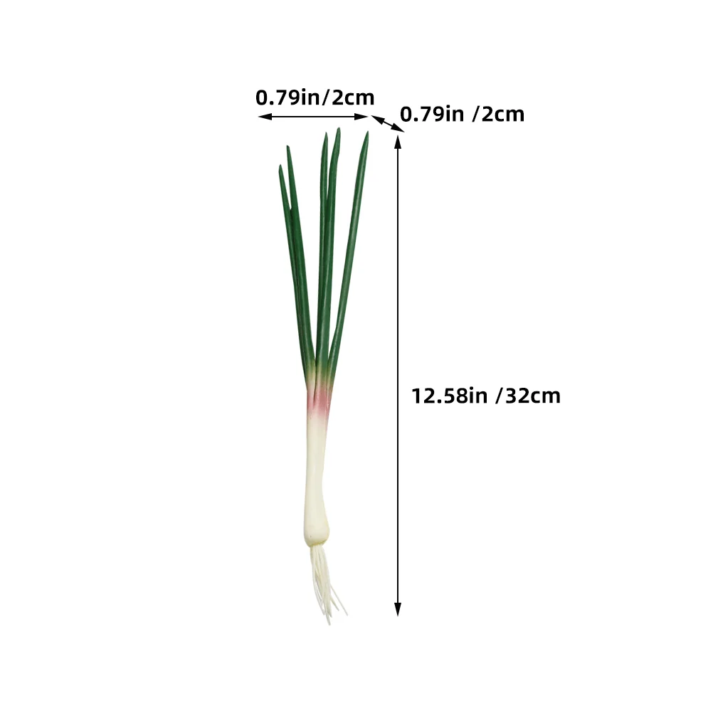 Simulated Onion Model Simulation Vegetable Models Fake Vegetables Pu Lifelike Realistic Scallions Artificial Ornament