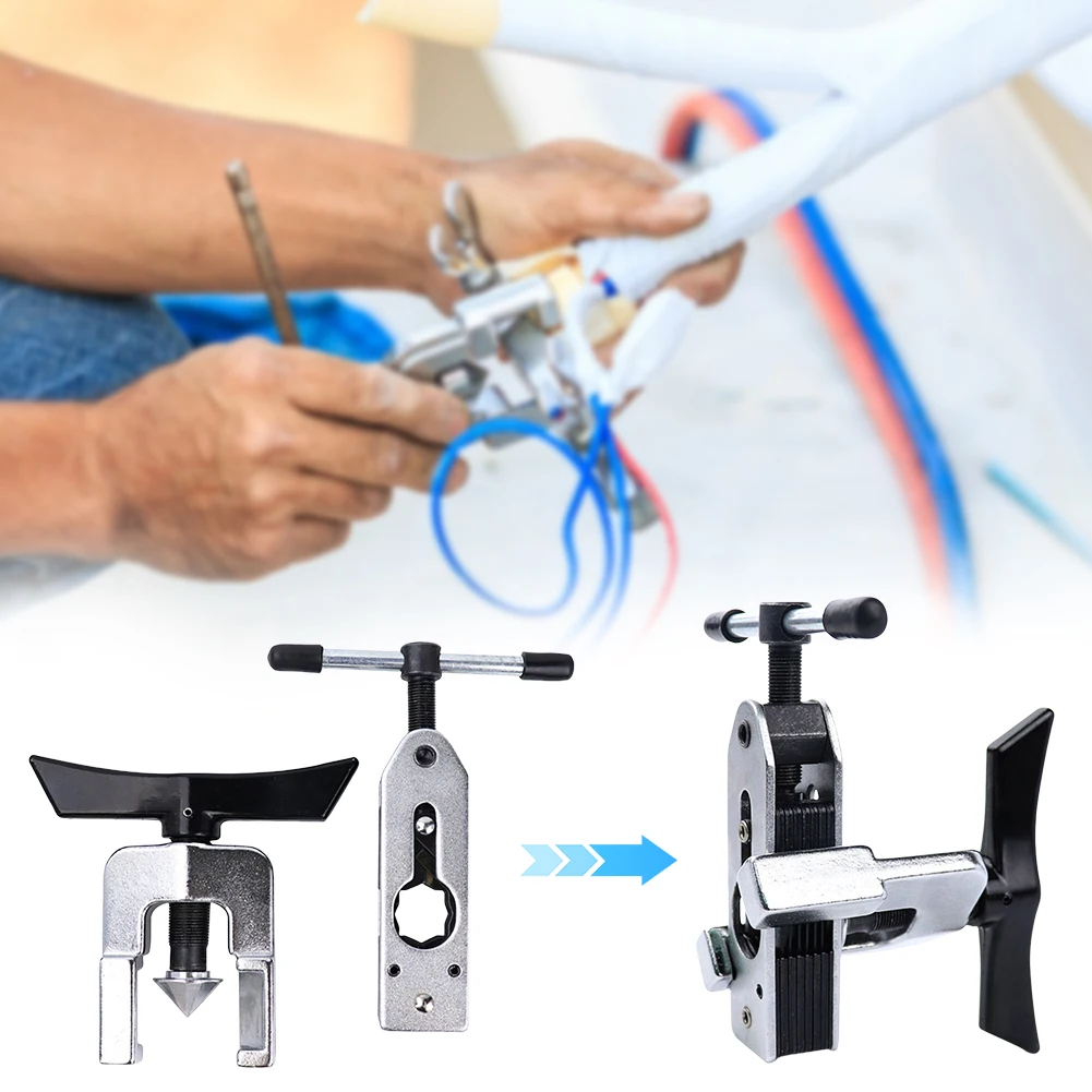 

Расширитель медной трубы, универсальный инструмент для развальцовки медных труб 5-16 мм, обжимка медной трубы переменного диаметра для ремонта кондиционера