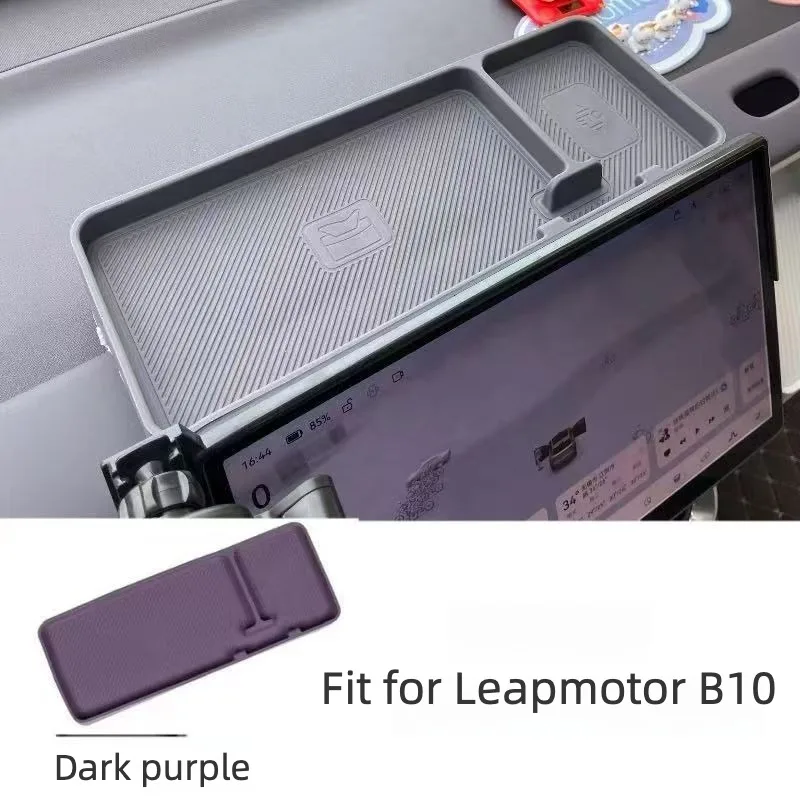 Suitable for Leapmotor B10 2024-2026 Instrument Panel Silicone Storage Box ETC Bracket Box Car Modify Accessories
