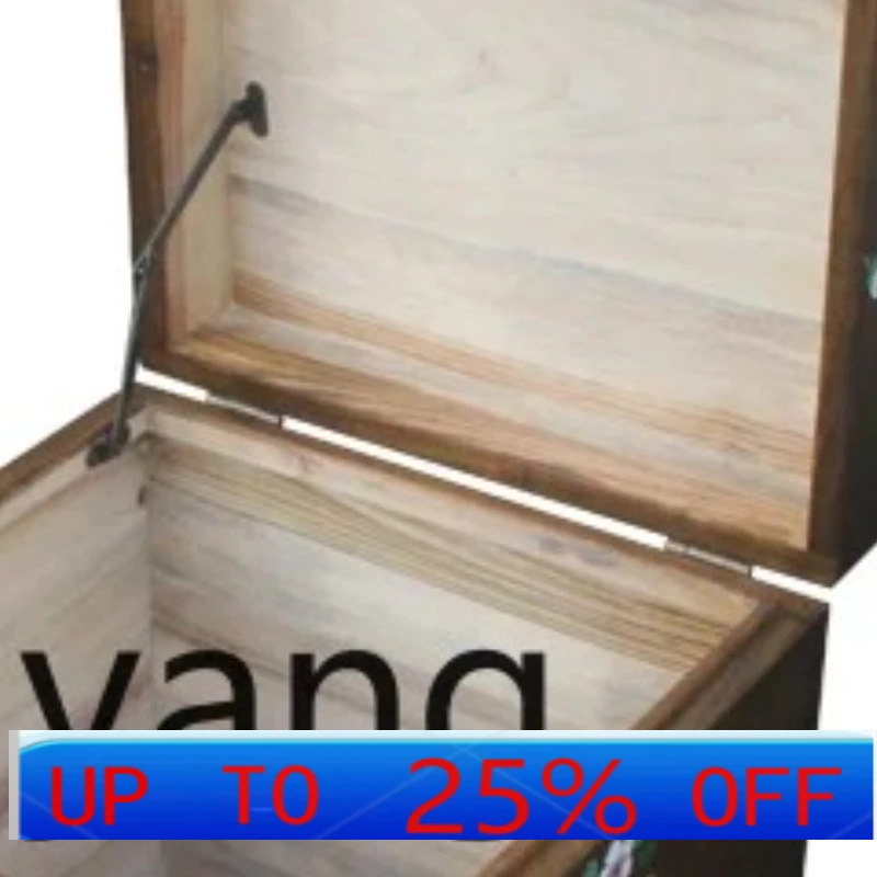 

LMM New Chinese Style Solid Wood Bedside Clothes Box Side Table Coffee Table Storage Cabinet